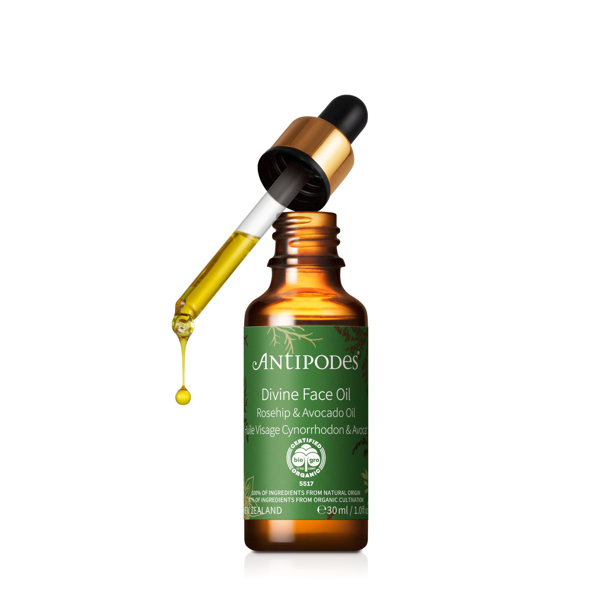 Antipodes - Divine Rosehip & Avocado Face Oil (Óleo de Rosto)