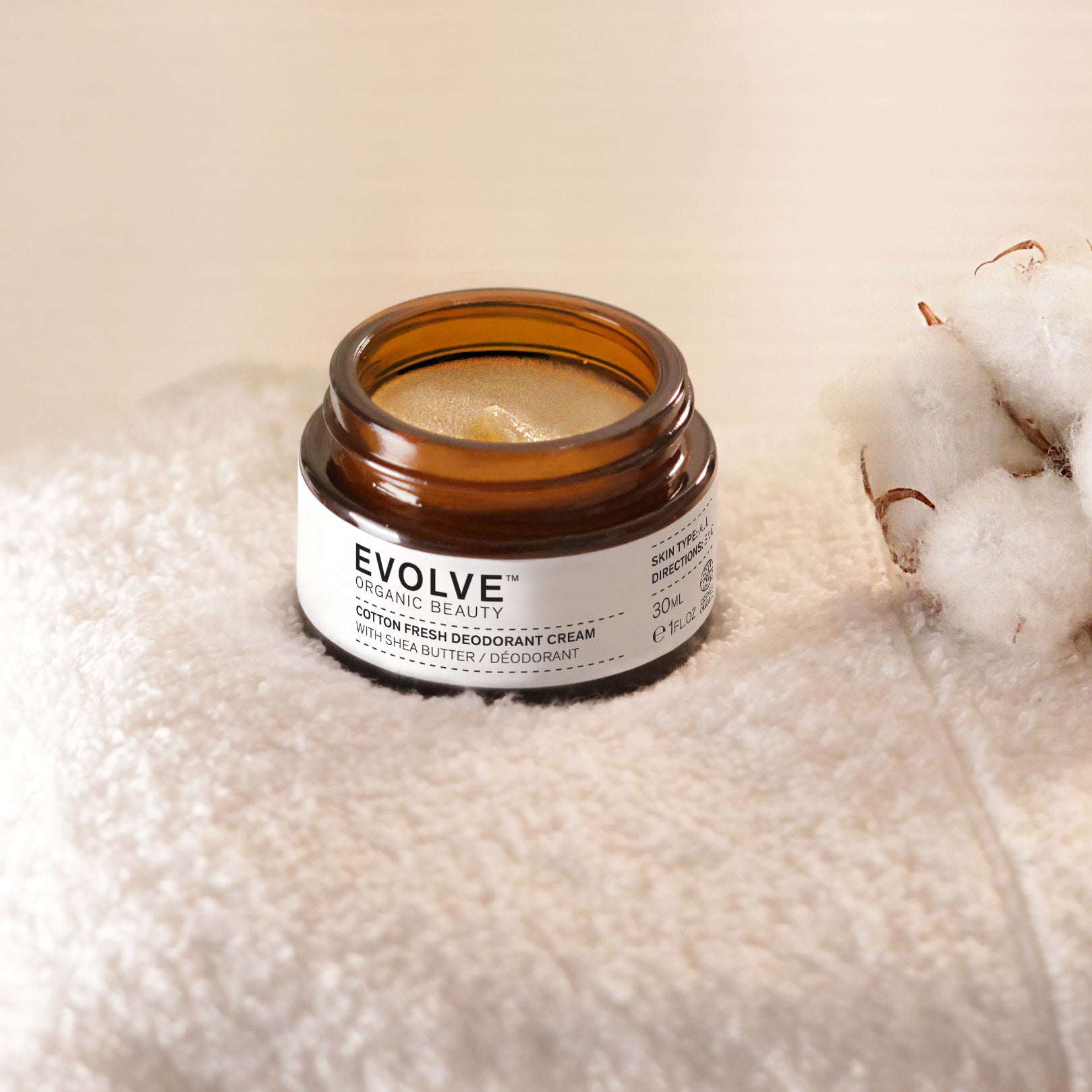 Evolve Cotton Fresh Deodorant Cream (Desodorante) 