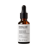 Sunless glow tanning drops 